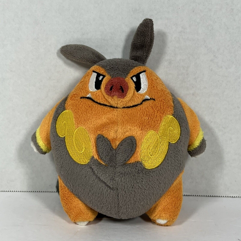 PIGNITE POKEMON PLUSH 6.5" Jakks Pacific 2011 Toy Stuffed Animal